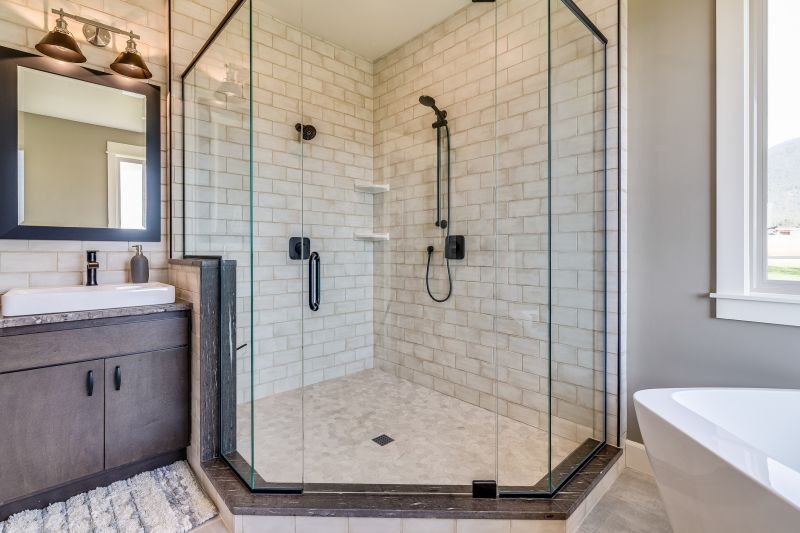Shower with Modern Niche