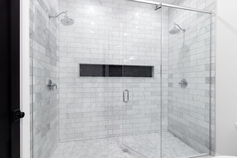Walk-In Shower with Frameless Doors